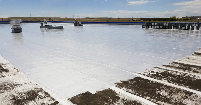 urethane roof coating application in Langhorne, PA